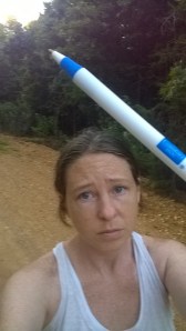 Please disregard my hair.